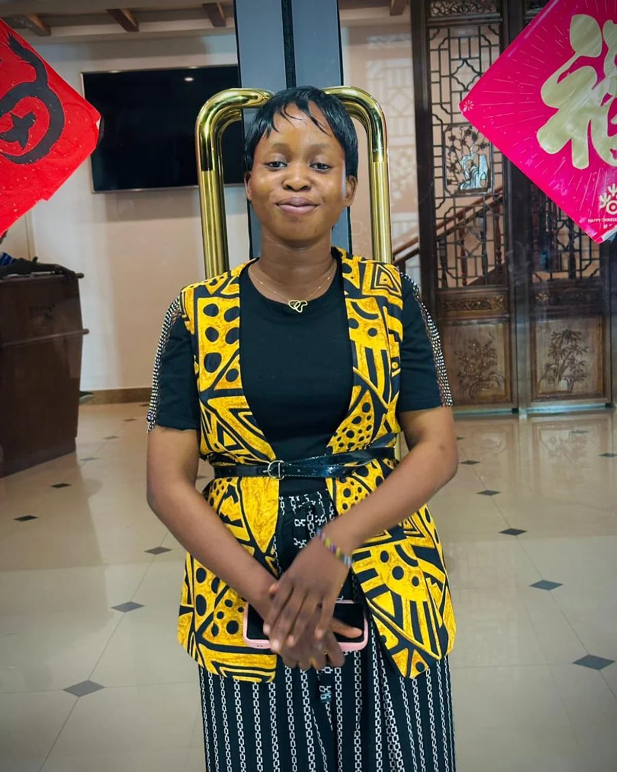 Portrait de Hosana perside kadoukpe Kohunfo